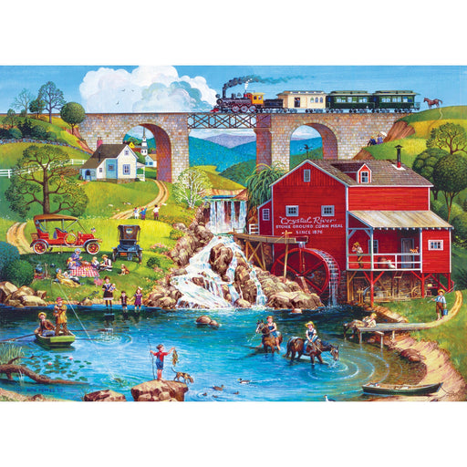 Americana - Labor Day 1909 500 Piece EZ Grip Jigsaw Puzzle - Just $14.99! Shop now at Retro Gaming of Denver