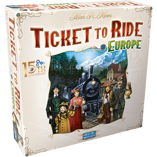 Ticket to Ride: Europe - 15th Anniversary - for just $99.95! 