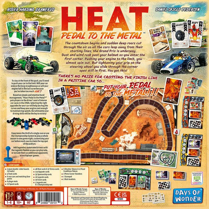 Heat: Pedal to the Metal - Board Game - for just $64.99! 