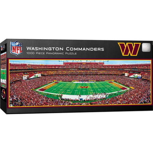 Washington Commanders - 1000 Piece Panoramic Jigsaw Puzzle - Just $19.99! Shop now at Retro Gaming of Denver