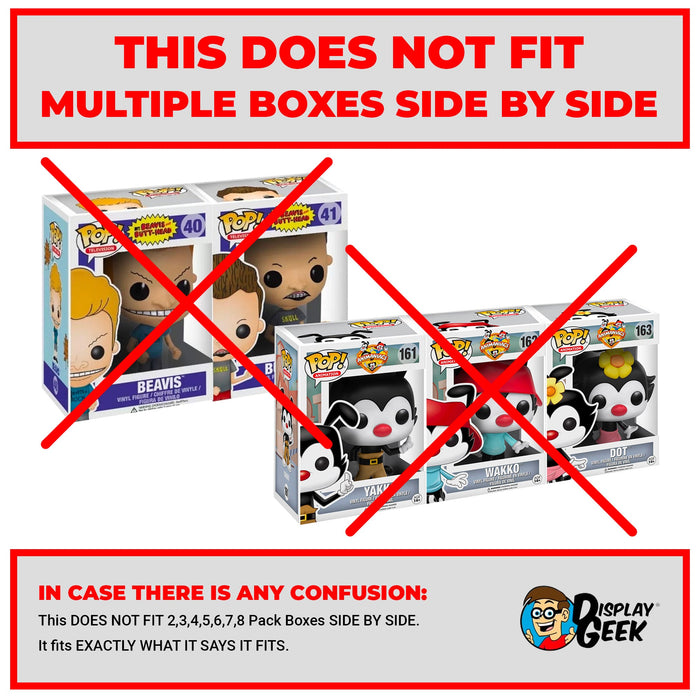 Pop Protector for 2 Pack The Dudley Boyz Bubba Ray & D-Von Funko Pop - for just $13.99! 