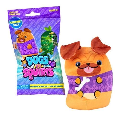 Dogs vs Squirls Chonks 6 Inch Plush Mystery Bag - for just $11.82! 