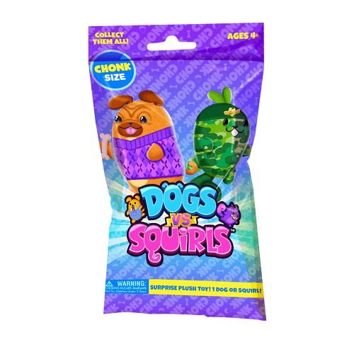 Dogs vs Squirls Chonks 6 Inch Plush Mystery Bag - Just $11.70! Shop now at Retro Gaming of Denver