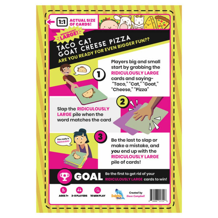 Taco Cat Goat Cheese Pizza: Ridiculously Large Edition - for just $14.99! 