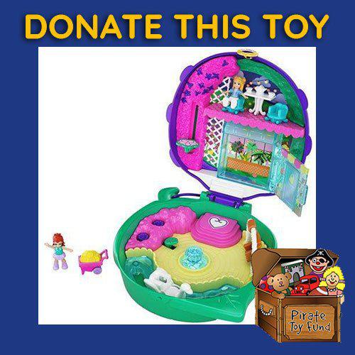 DONATE THIS TOY - Pirate Toy Fund -  Polly Pocket Pocket World Lil' Ladybug Garden Compact - Just $21.47! Shop now at Retro Gaming of Denver