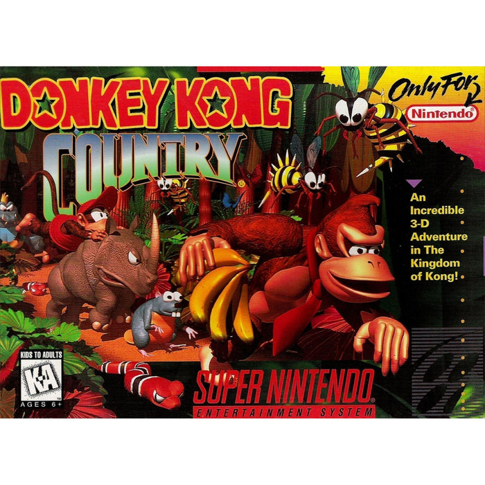 Donkey Kong Country (Super Nintendo) - Premium Video Games - Just $0! Shop now at Retro Gaming of Denver