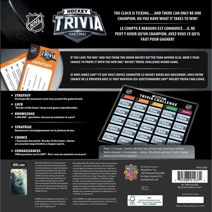 NHL - Hockey Trivia Challenge Board Game - for just $34.99! 