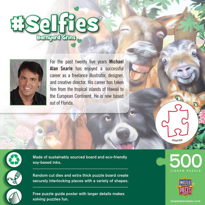 Selfies - Barnyard Grins 500 Piece Jigsaw Puzzle - for just $14.99! 