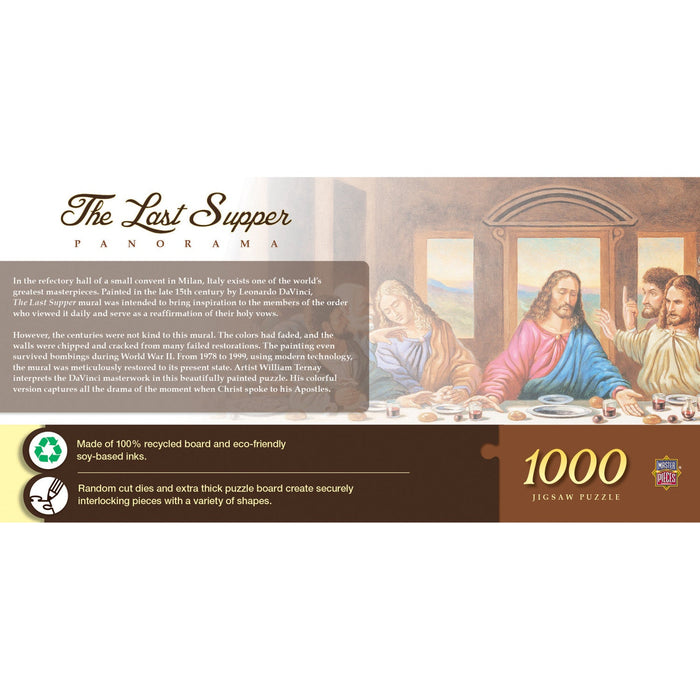 The Last Supper - 1000 Piece Panoramic Jigsaw Puzzle - Just $19.99! Shop now at Retro Gaming of Denver