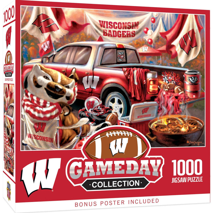 Wisconsin Badgers - Gameday 1000 Piece Jigsaw Puzzle - for just $19.99! 
