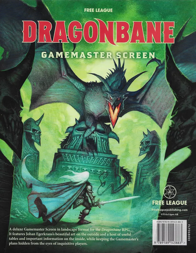 Dragonbane Gamemaster Screen - for just $24.99! 