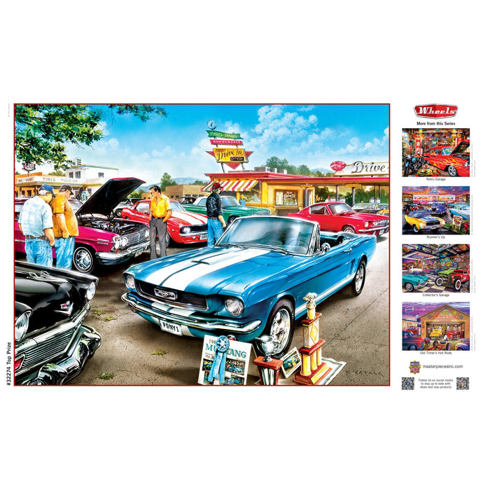 Wheels - Top Prize 750 Piece Jigsaw Puzzle - Just $14.99! Shop now at Retro Gaming of Denver