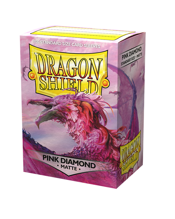 Dragon Shield Matte Sleeve - Pink Diamond 100ct - for just $14.99! 