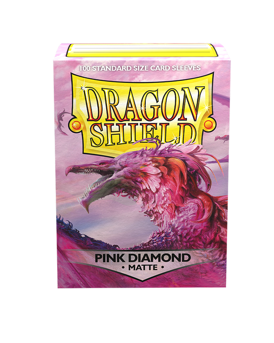 Dragon Shield Matte Sleeve - Pink Diamond 100ct - for just $14.99! 