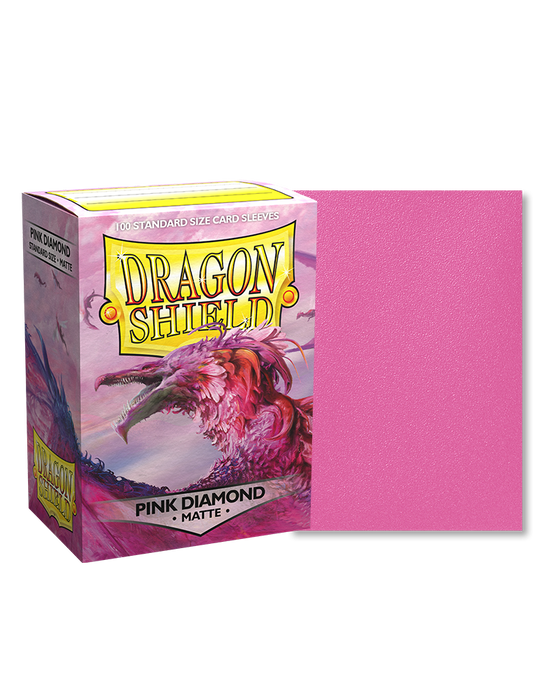 Dragon Shield Matte Sleeve - Pink Diamond 100ct - for just $14.99! 
