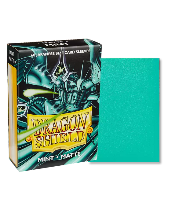 Dragon Shield Matte Mint Japanese Sleeves 60-Count - Just $5.95! Shop now at Retro Gaming of Denver