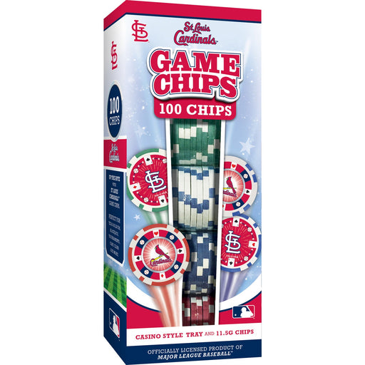 St. Louis Cardinals 100 Piece Poker Chips - Just $17.99! Shop now at Retro Gaming of Denver