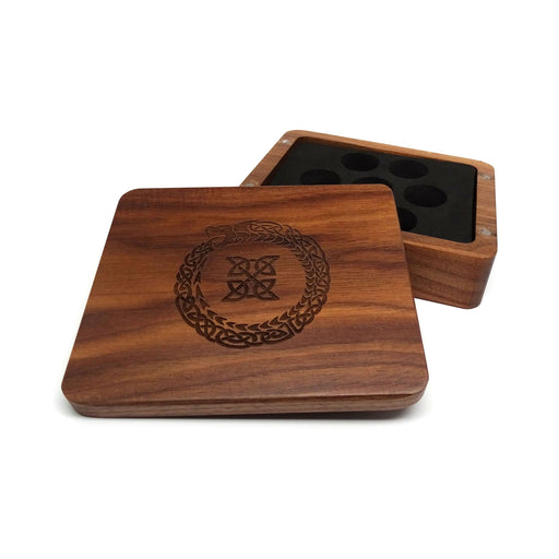 Ouroboros Wooden Dice Case - Premium  - Just $29.95! Shop now at Retro Gaming of Denver