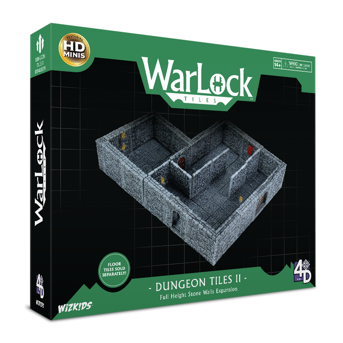 WarLock Tiles: Dungeon Tiles II - Full Height Stone Walls Expansion - for just $79.99! 