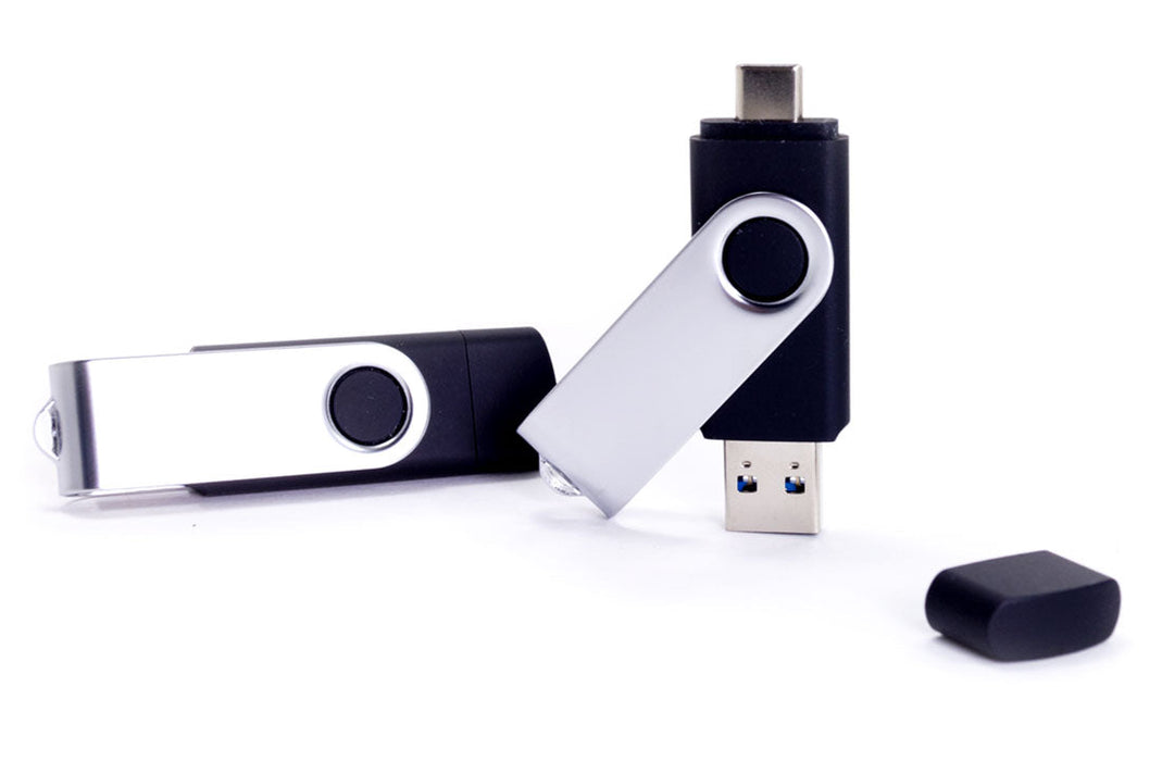 Dual SWM USB 3.1 Flash Drive Unprinted - for just $7.99! 