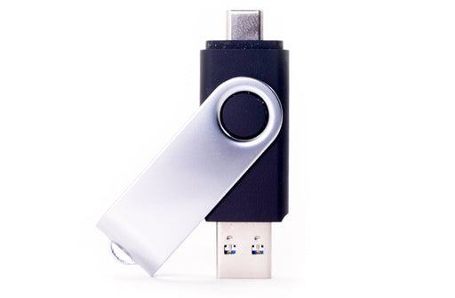 Unprinted Dual SWM Flash Drive - Large Capacity - for just $12.99! 