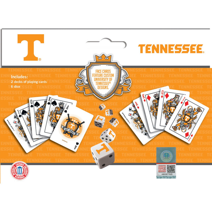 Tennessee Volunteers - 2-Pack Playing Cards & Dice Set - Just $19.99! Shop now at Retro Gaming of Denver