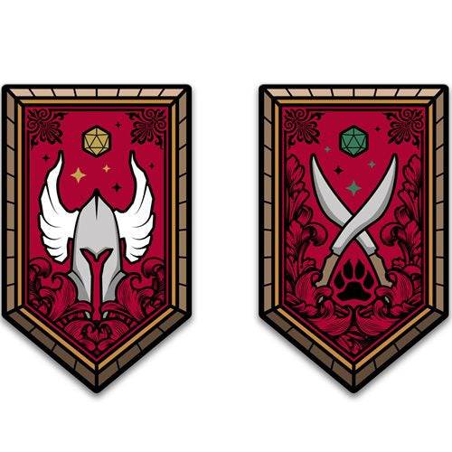 Dungeons & Dragons Character Class Augmented Reality Enamel Pin Set of 12 - Shared Exclusive - Just $119.99! Shop now at Retro Gaming of Denver