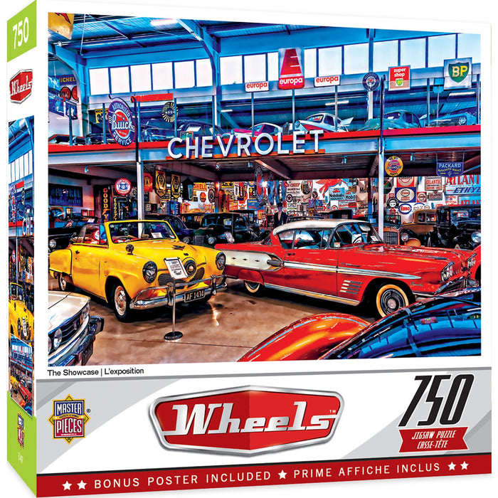 Wheels - The Showcase 750 Piece Jigsaw Puzzle - Just $14.99! Shop now at Retro Gaming of Denver