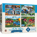 A.M. Poulin Gallery - 500 Piece Jigsaw Puzzles 4-Pack - for just $24.99! 