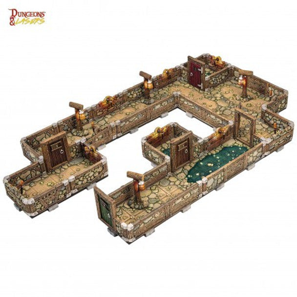 Dungeons & Lasers: Dwarven Mine Half-Height Walls - for just $59! 