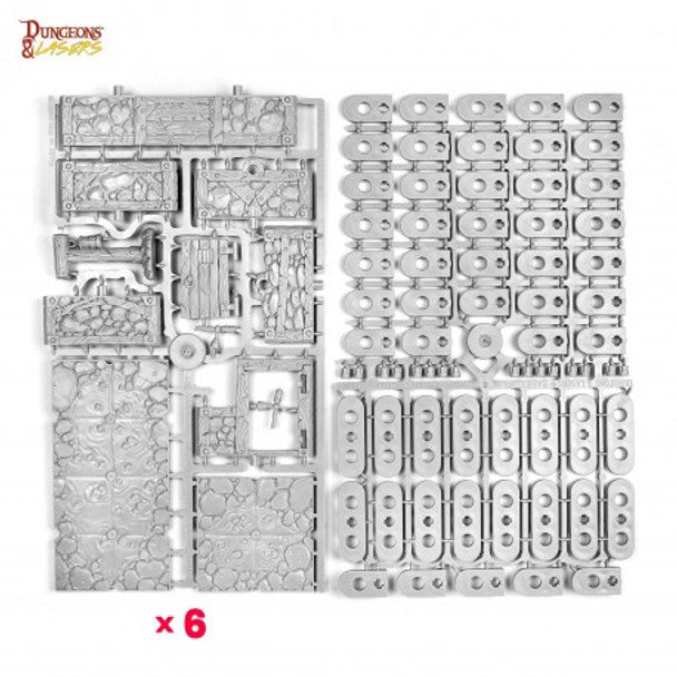 Dungeons & Lasers: Dwarven Mine Half-Height Walls - for just $59! 