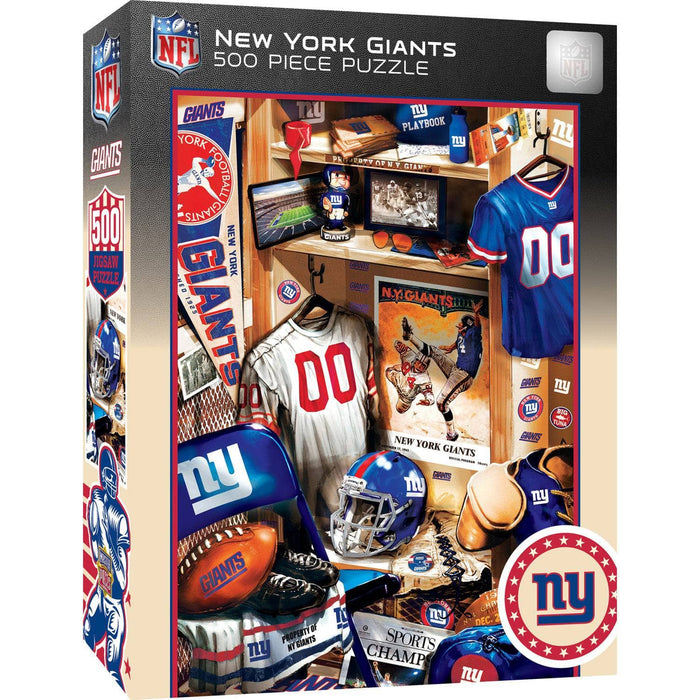 New York Giants - Locker Room 500 Piece Jigsaw Puzzle - for just $16.99! 