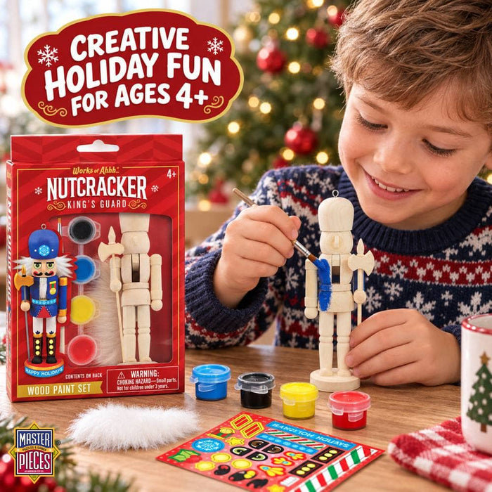 Nutcracker King's Guard Ornament Wood Paint Kit - for just $7.99! 