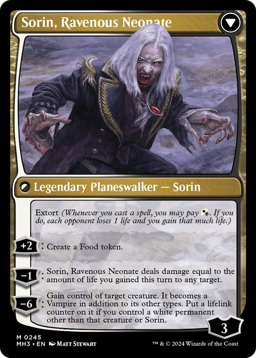 Sorin of House Markov (MH3-245) - Modern Horizons 3 - for just $0.99! 