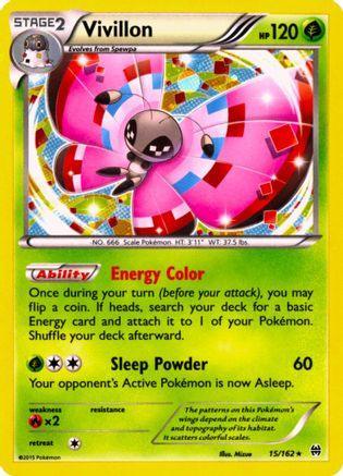 Vivillon (15/162) (Cosmos Holo) [XY: BREAKthrough] - for just $0.30! 
