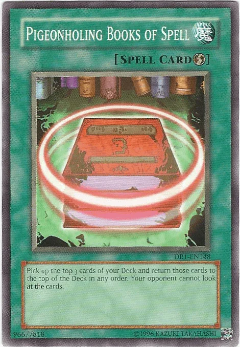 Pigeonholing Books of Spell [DR1-EN148] Common - for just $0.20! 