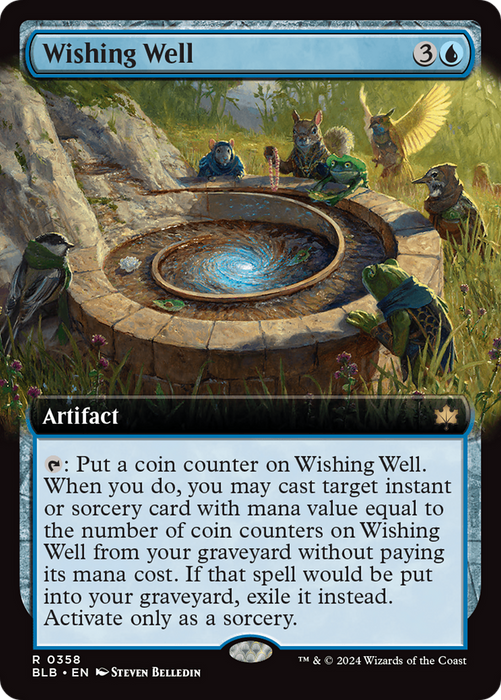 Wishing Well (BLB-358) - Bloomburrow: (Extended Art) - for just $0.10! 