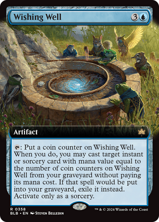 Wishing Well (BLB-358) - Bloomburrow: (Extended Art) - for just $0.10! 