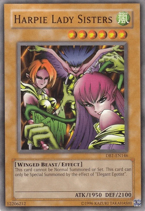 Harpie Lady Sisters [DB1-EN146] Common - for just $0.25! 