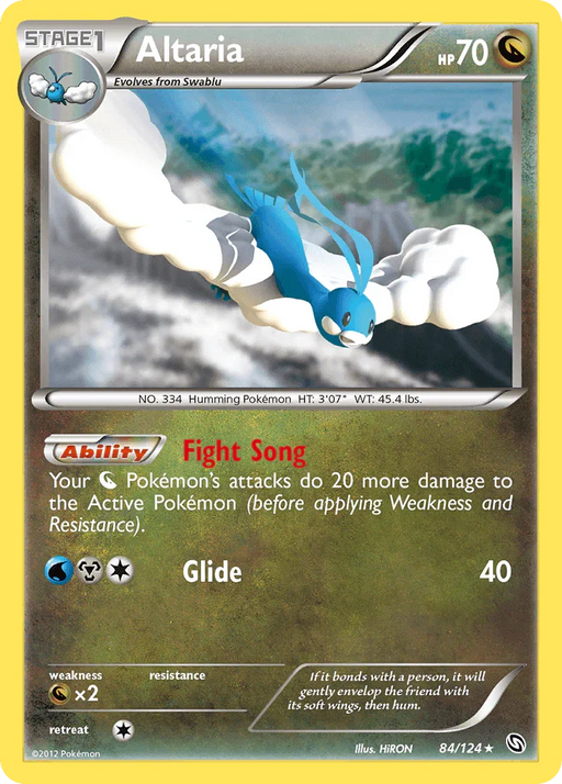 Altaria (84/124) [Black & White: Dragons Exalted] - for just $0.90! 
