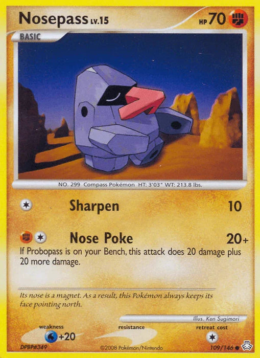 Nosepass (109/146) [Diamond & Pearl: Legends Awakened] - for just $0.15! 