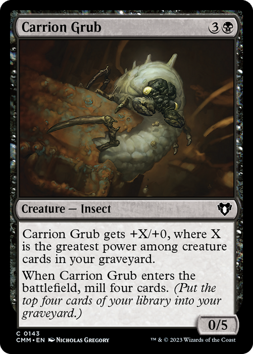 Carrion Grub [Commander Masters] - Just $0.01! Shop now at Retro Gaming of Denver