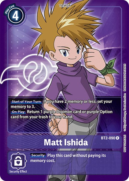 Matt Ishida [BT2-090] (Official Tournament Pack Vol.3) [Release Special Booster Promos] - Just $3.20! Shop now at Retro Gaming of Denver