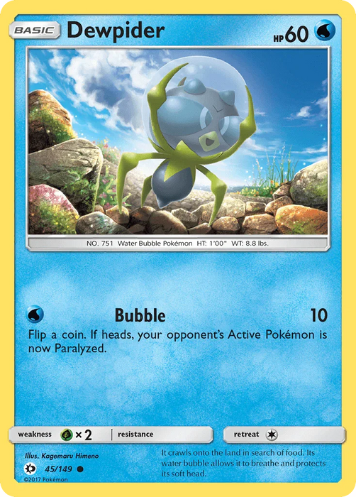 Dewpider (45/149) [Sun & Moon: Base Set] - for just $0.10! 