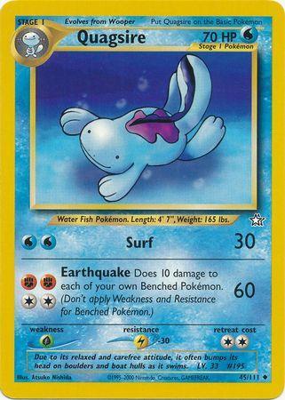 Quagsire (45/111) [Neo Genesis Unlimited] - for just $1.70! 