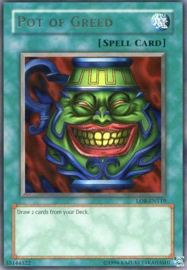 Pot of Greed [LOB-EN119] Rare - for just $2.60! 