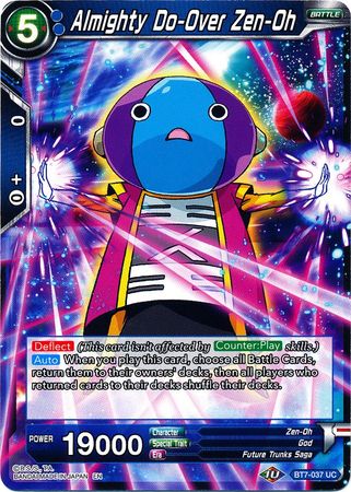 Almighty Do-Over Zen-Oh (BT7-037) [Assault of the Saiyans] - for just $0.10! 