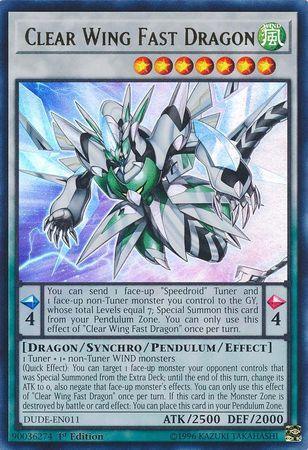 Clear Wing Fast Dragon [DUDE-EN011] Ultra Rare - for just $0.15! 