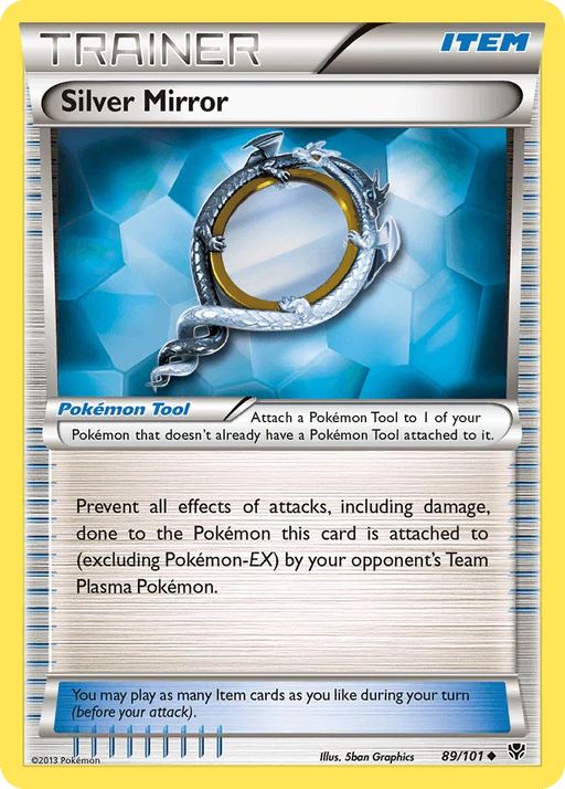 Silver Mirror (89/101) [Black & White: Plasma Blast] - for just $0.10! 