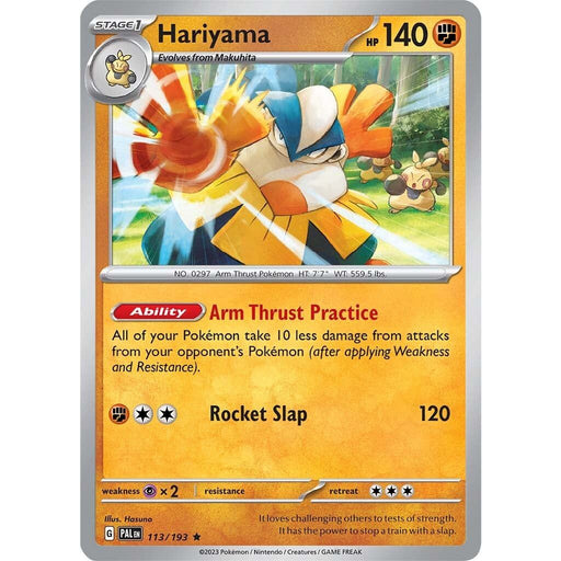 Hariyama (113/193) [Scarlet & Violet: Paldea Evolved] - Just $0.10! Shop now at Retro Gaming of Denver